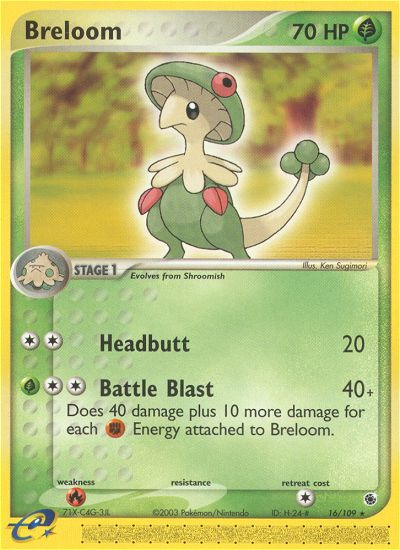 Breloom (16/109) [EX: Ruby & Sapphire] | Gear Gaming Bentonville