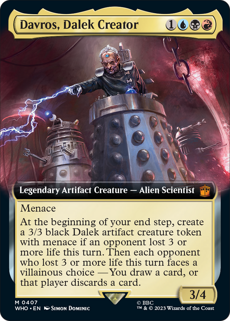 Davros, Dalek Creator (Extended Art) [Doctor Who] | Gear Gaming Bentonville