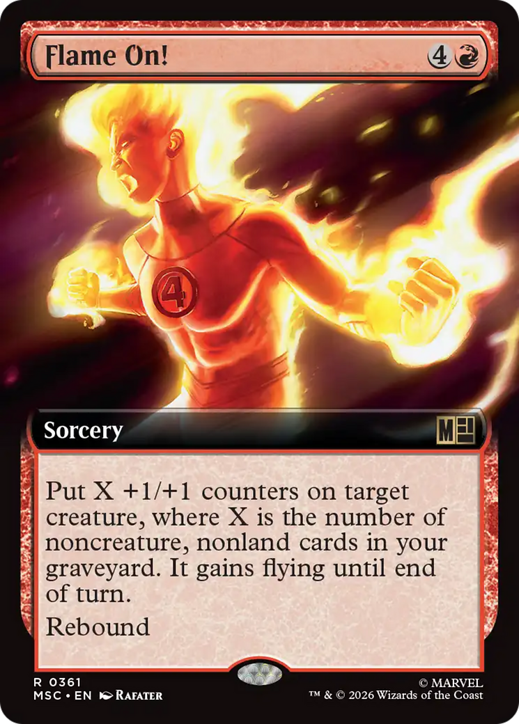 Flame On! (Extended Art) [Marvel Super Heroes Commander] | Gear Gaming Bentonville