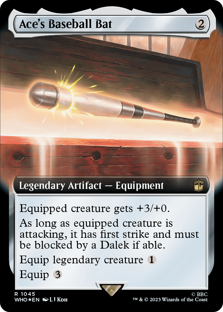 Ace's Baseball Bat (Extended Art) (Surge Foil) [Doctor Who] | Gear Gaming Bentonville