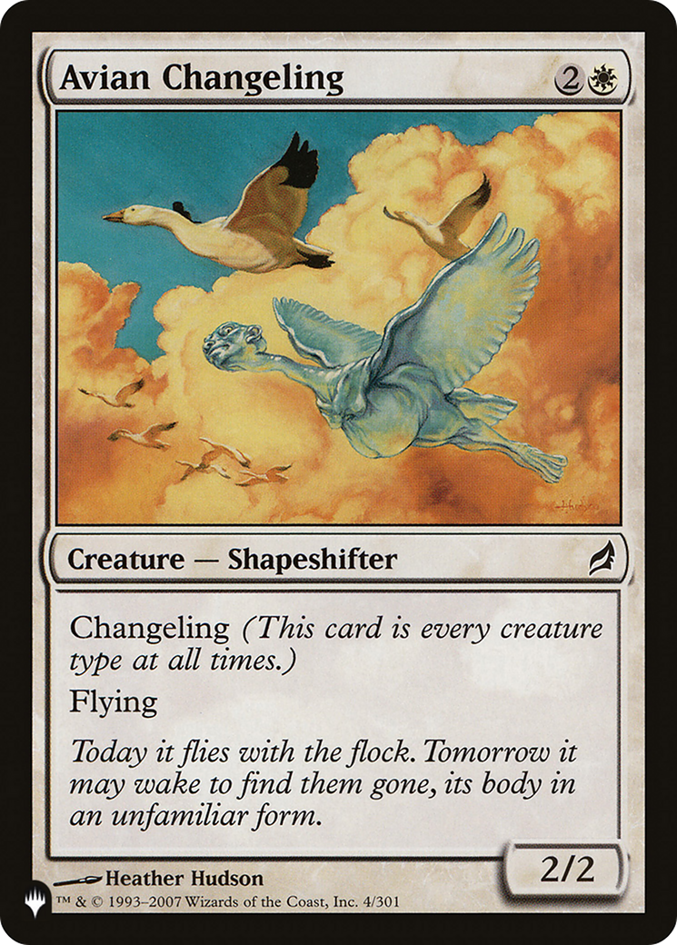 Avian Changeling [The List Reprints] | Gear Gaming Bentonville