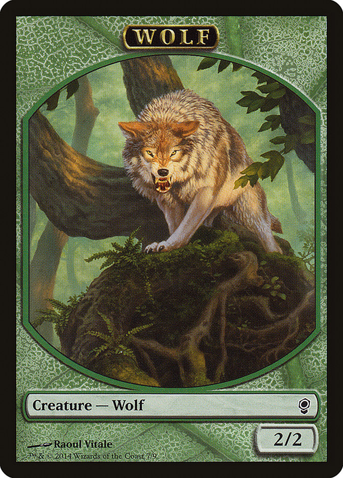 Wolf Token [Conspiracy Tokens] | Gear Gaming Bentonville