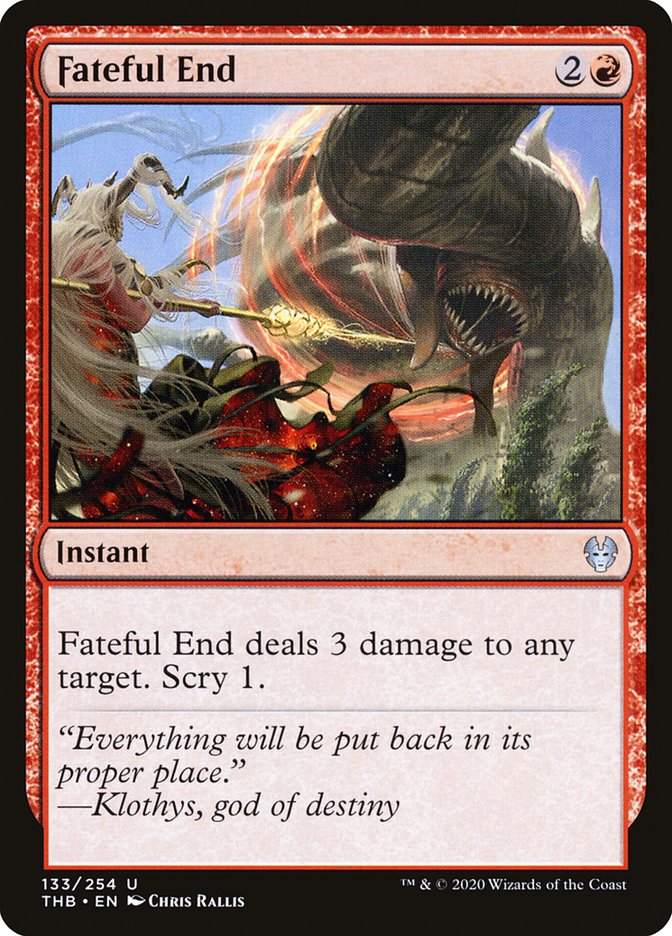 Fateful End [Theros Beyond Death] | Gear Gaming Bentonville