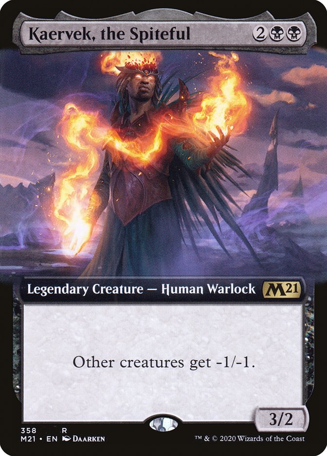 Kaervek, the Spiteful (Extended Art) [Core Set 2021] | Gear Gaming Bentonville