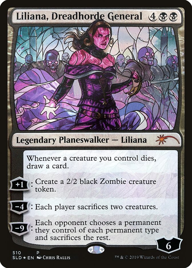 Liliana, Dreadhorde General (Stained Glass) [Secret Lair Drop Promos] | Gear Gaming Bentonville