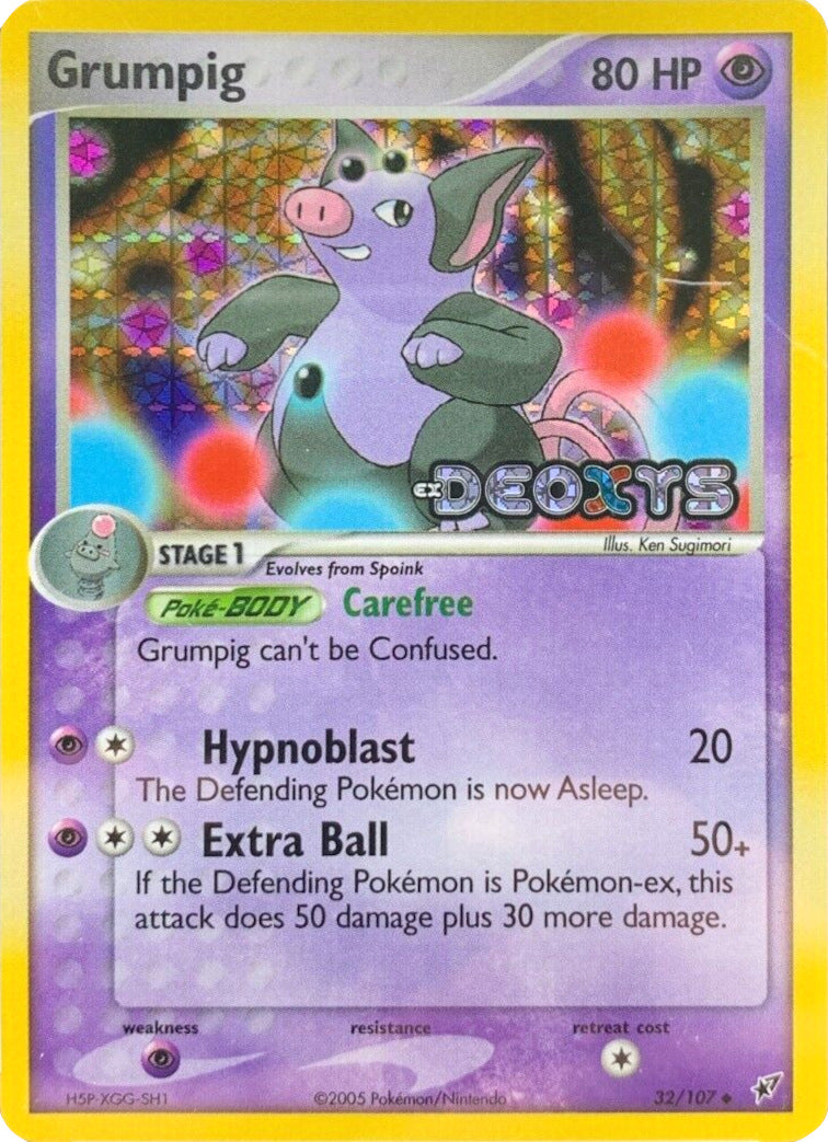 Grumpig (32/107) (Stamped) [EX: Deoxys] | Gear Gaming Bentonville