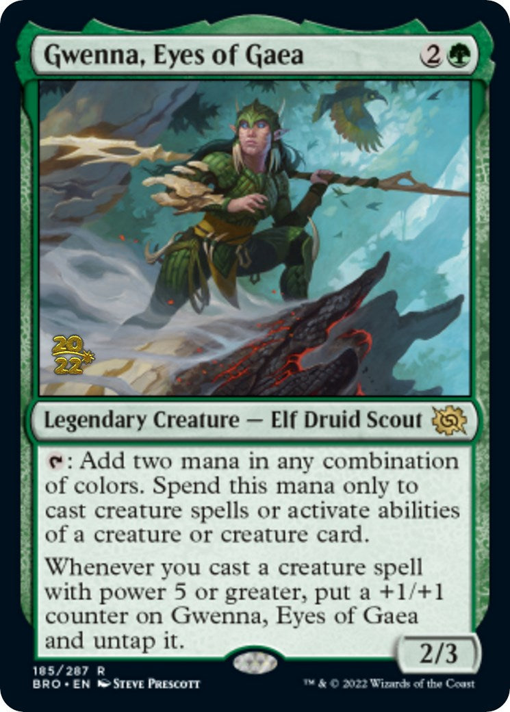 Gwenna, Eyes of Gaea [The Brothers' War Prerelease Promos] | Gear Gaming Bentonville