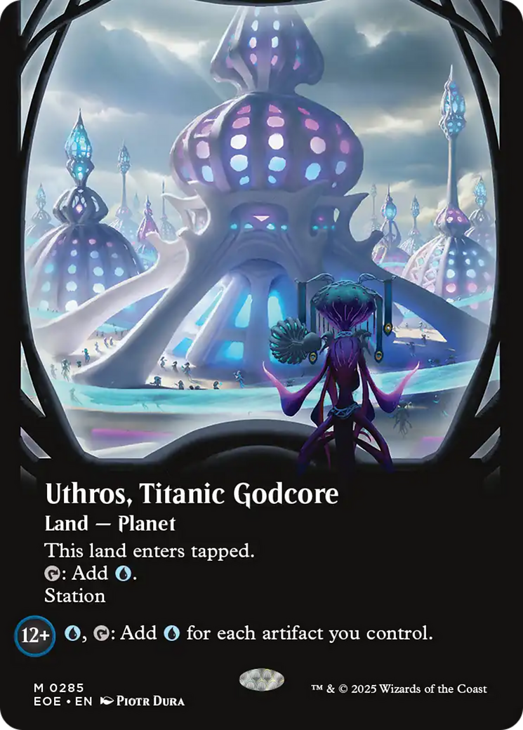 Uthros, Titanic Godcore (Borderless) [Edge of Eternities] | Gear Gaming Bentonville