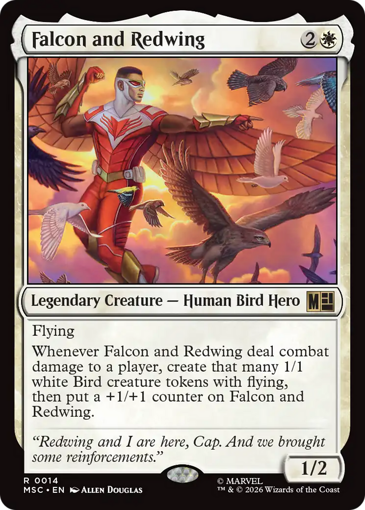 Falcon and Redwing [Marvel Super Heroes Commander] | Gear Gaming Bentonville