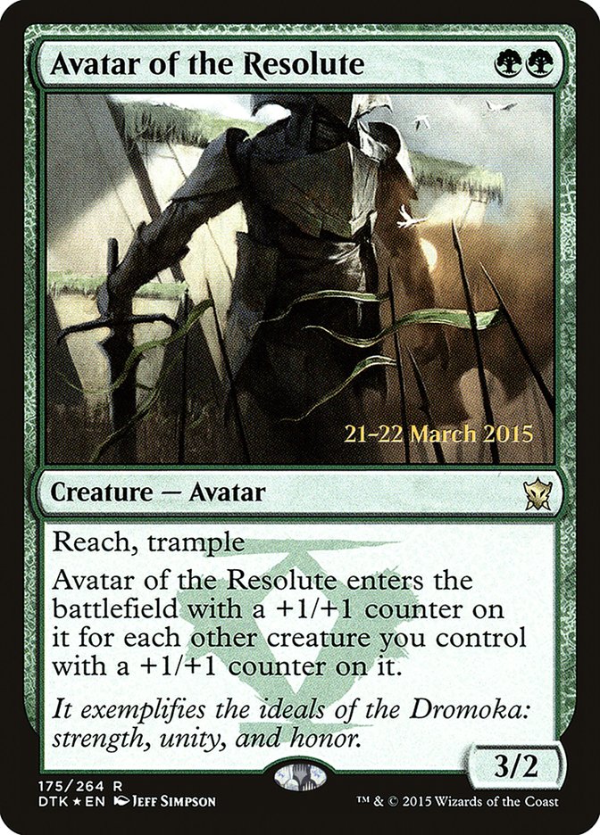 Avatar of the Resolute [Dragons of Tarkir Prerelease Promos] | Gear Gaming Bentonville