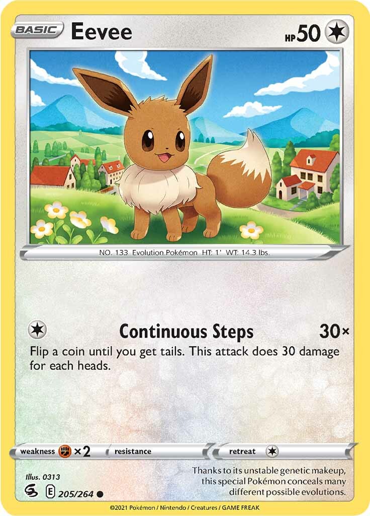 Eevee (205/264) [Sword & Shield: Fusion Strike] | Gear Gaming Bentonville