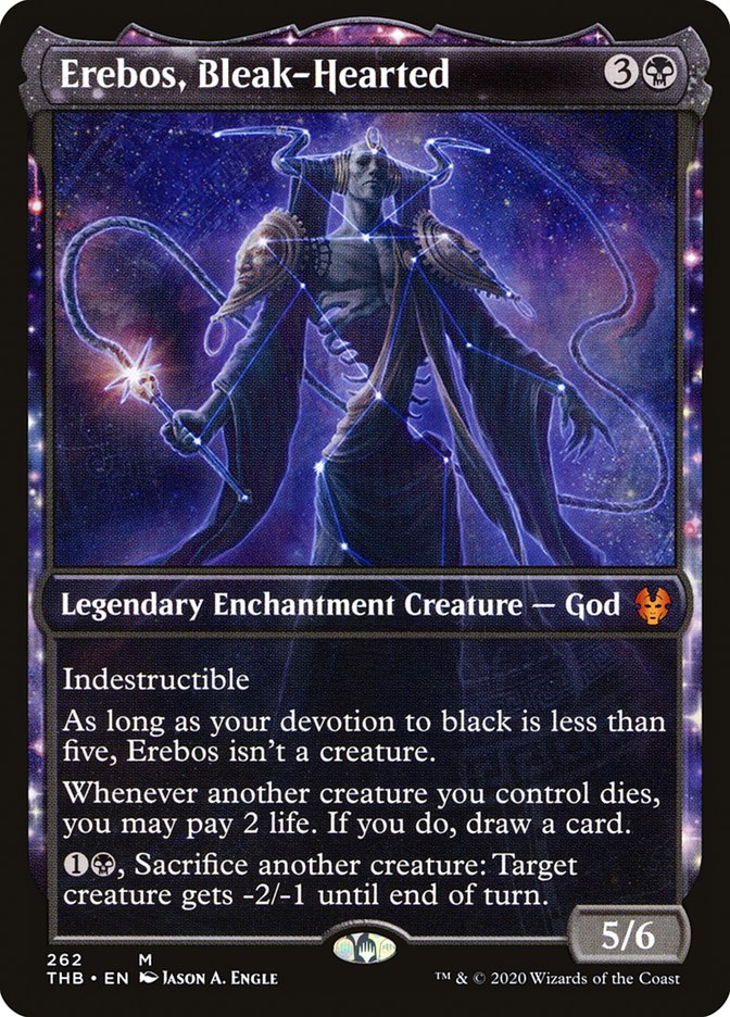 Erebos, Bleak-Hearted (Showcase) [Theros Beyond Death] | Gear Gaming Bentonville
