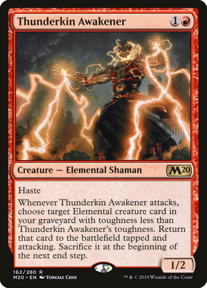Thunderkin Awakener (Promo Pack) [Core Set 2020 Promos] | Gear Gaming Bentonville