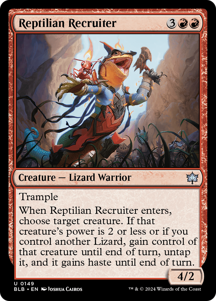 Reptilian Recruiter [Bloomburrow] | Gear Gaming Bentonville