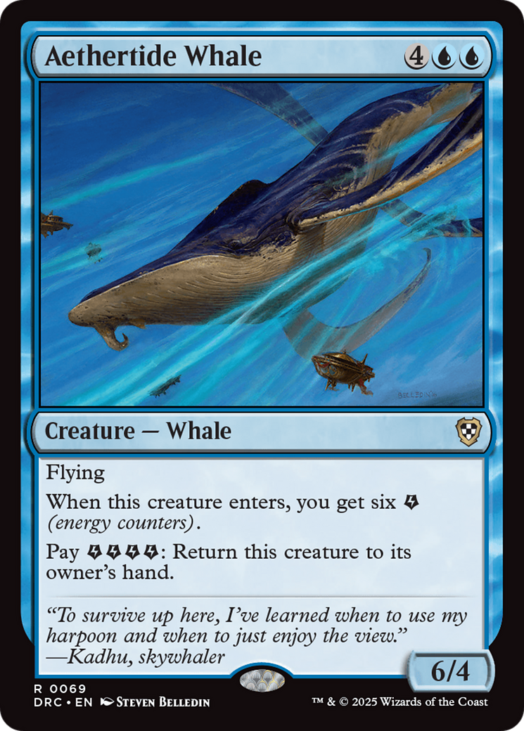 Aethertide Whale [Aetherdrift Commander] | Gear Gaming Bentonville