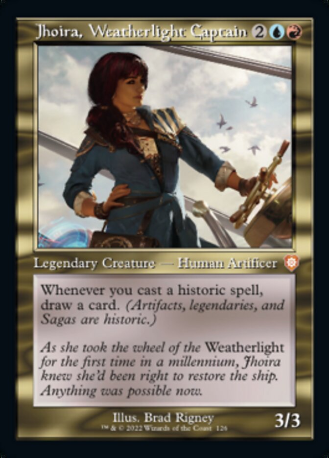 Jhoira, Weatherlight Captain (Retro) [The Brothers' War Commander] | Gear Gaming Bentonville