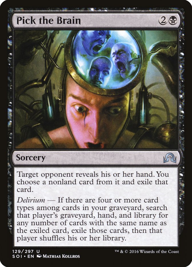 Pick the Brain [Shadows over Innistrad] | Gear Gaming Bentonville