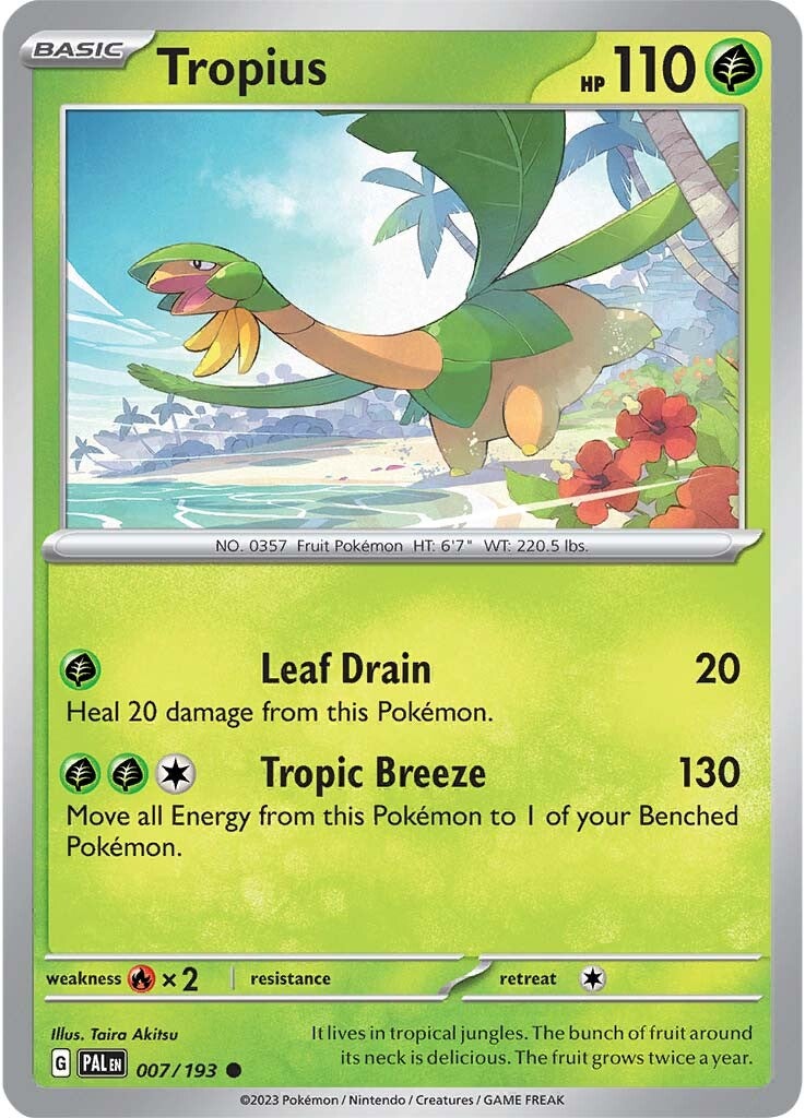 Tropius (007/193) [Scarlet & Violet: Paldea Evolved] | Gear Gaming Bentonville