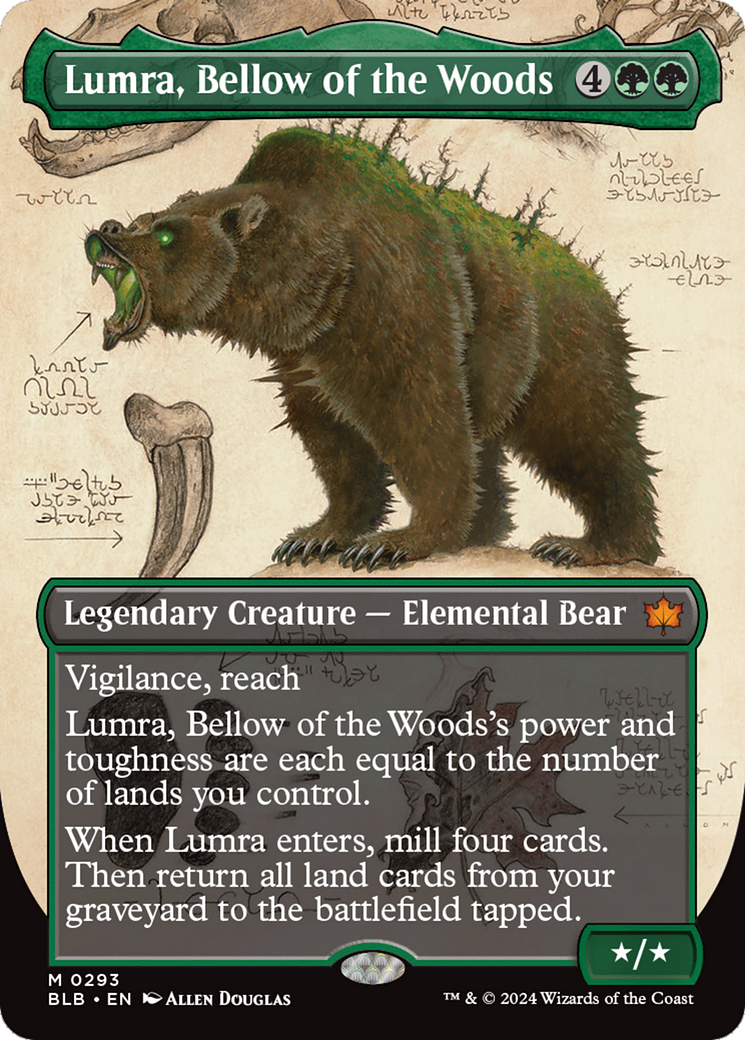 Lumra, Bellow of the Woods (Borderless) (0293) [Bloomburrow] | Gear Gaming Bentonville