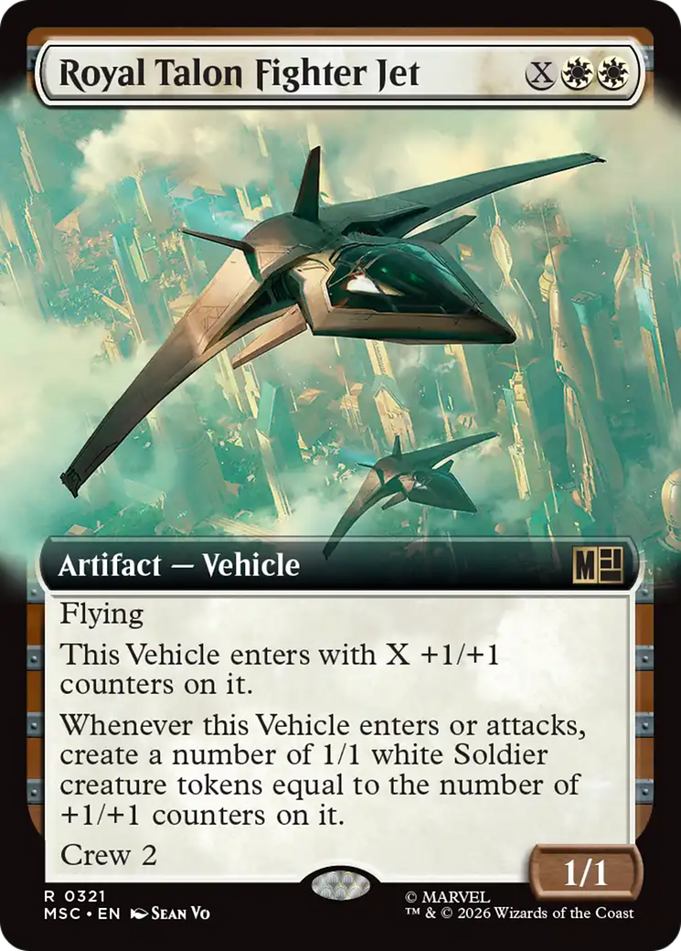 Royal Talon Fighter Jet (Extended Art) [Marvel Super Heroes Commander] | Gear Gaming Bentonville