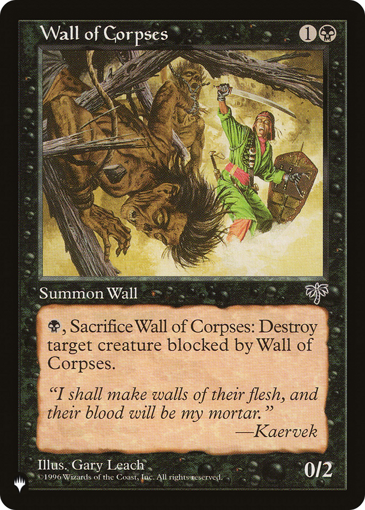 Wall of Corpses [The List Reprints] | Gear Gaming Bentonville