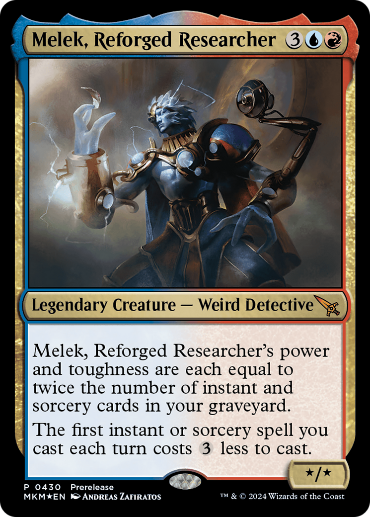 Melek, Reforged Researcher [Murders at Karlov Manor Prerelease Promos] | Gear Gaming Bentonville