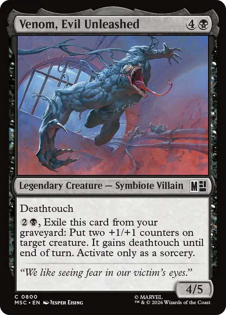 Venom, Evil Unleashed [Marvel Super Heroes Commander] | Gear Gaming Bentonville