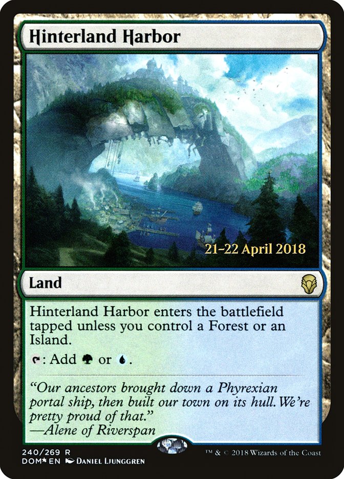 Hinterland Harbor [Dominaria Prerelease Promos] | Gear Gaming Bentonville