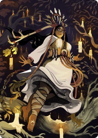Candlegrove Witch 2 Art Card [Innistrad: Midnight Hunt Art Series] | Gear Gaming Bentonville
