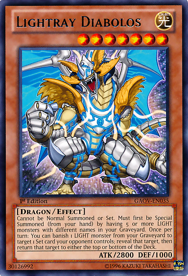 Lightray Diabolos [GAOV-EN035] Rare | Gear Gaming Bentonville