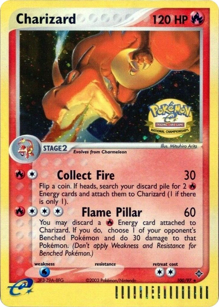 Charizard (100/097) (National Championships) [League & Championship Cards] | Gear Gaming Bentonville