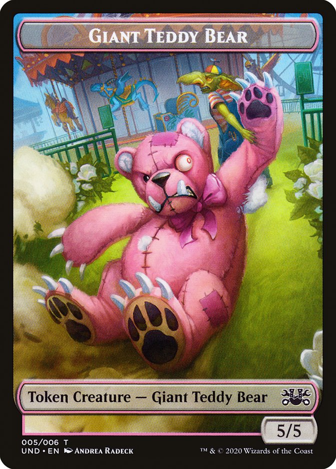 Giant Teddy Bear // Acorn Stash Double-Sided Token [Unsanctioned Tokens] | Gear Gaming Bentonville