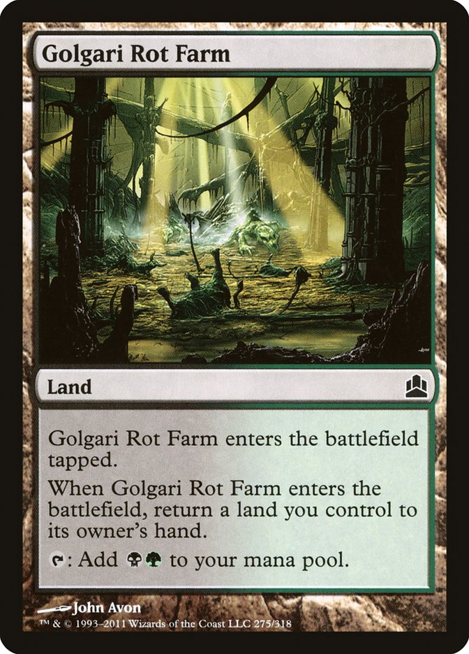 Golgari Rot Farm [Commander 2011] | Gear Gaming Bentonville