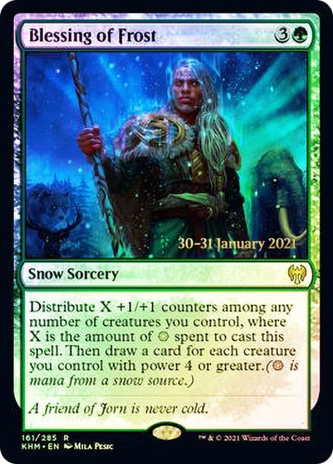 Blessing of Frost [Kaldheim Prerelease Promos] | Gear Gaming Bentonville