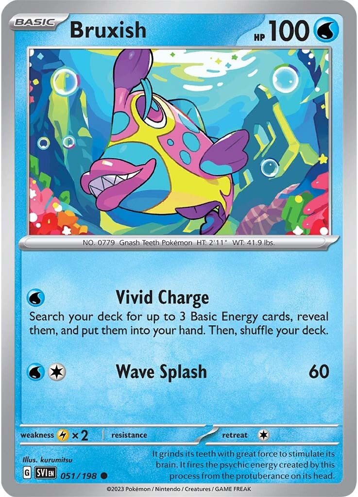 Bruxish (051/198) [Scarlet & Violet: Base Set] | Gear Gaming Bentonville