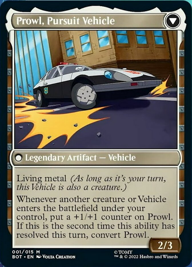 Prowl, Stoic Strategist // Prowl, Pursuit Vehicle [Transformers] | Gear Gaming Bentonville