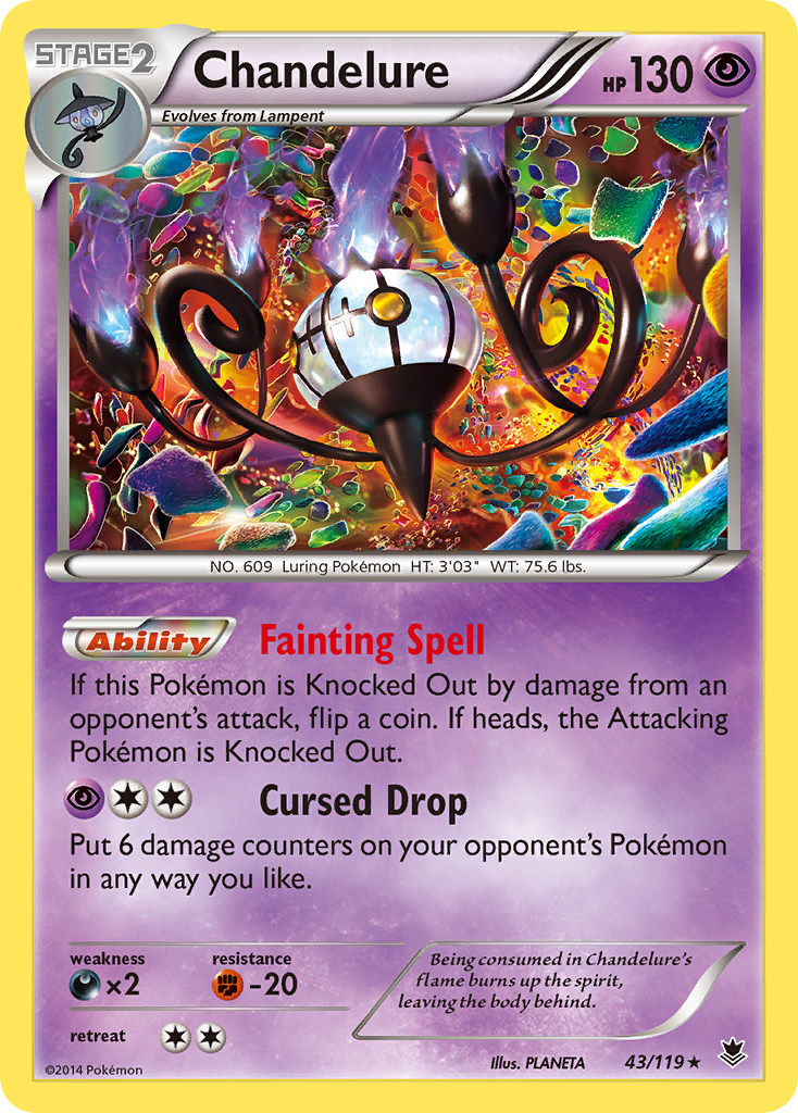 Chandelure (43/119) [XY: Phantom Forces] | Gear Gaming Bentonville