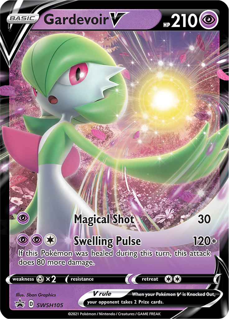 Gardevoir V (SWSH105) [Sword & Shield: Black Star Promos] | Gear Gaming Bentonville