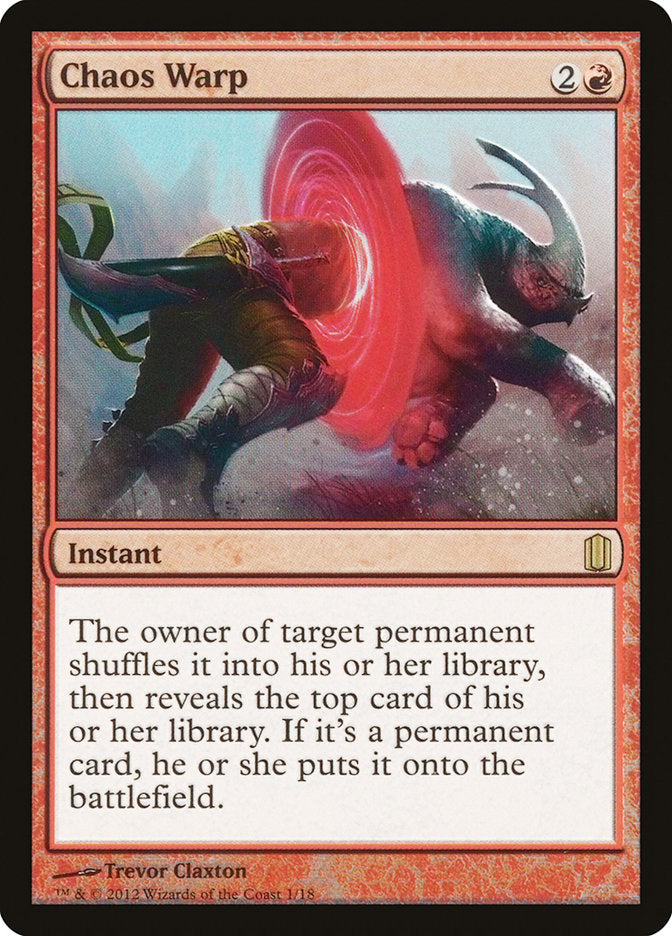 Chaos Warp [Commander's Arsenal] | Gear Gaming Bentonville