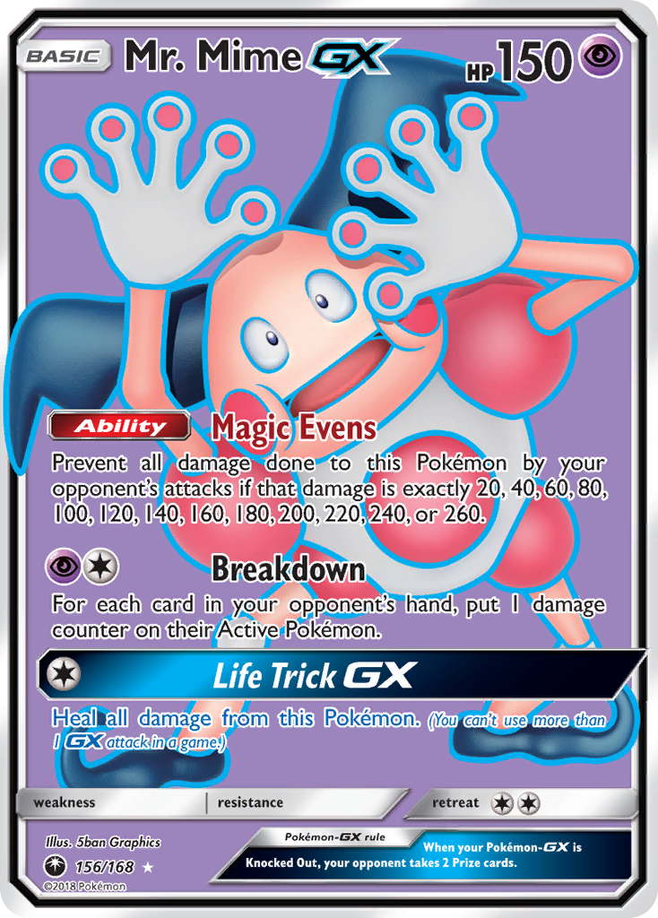 Mr. Mime GX (156/168) [Sun & Moon: Celestial Storm] | Gear Gaming Bentonville