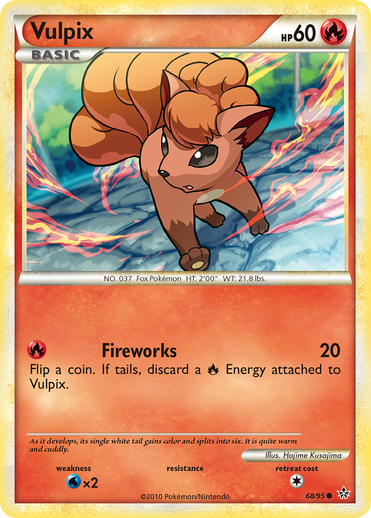 Vulpix (68/95) [HeartGold & SoulSilver: Unleashed] | Gear Gaming Bentonville