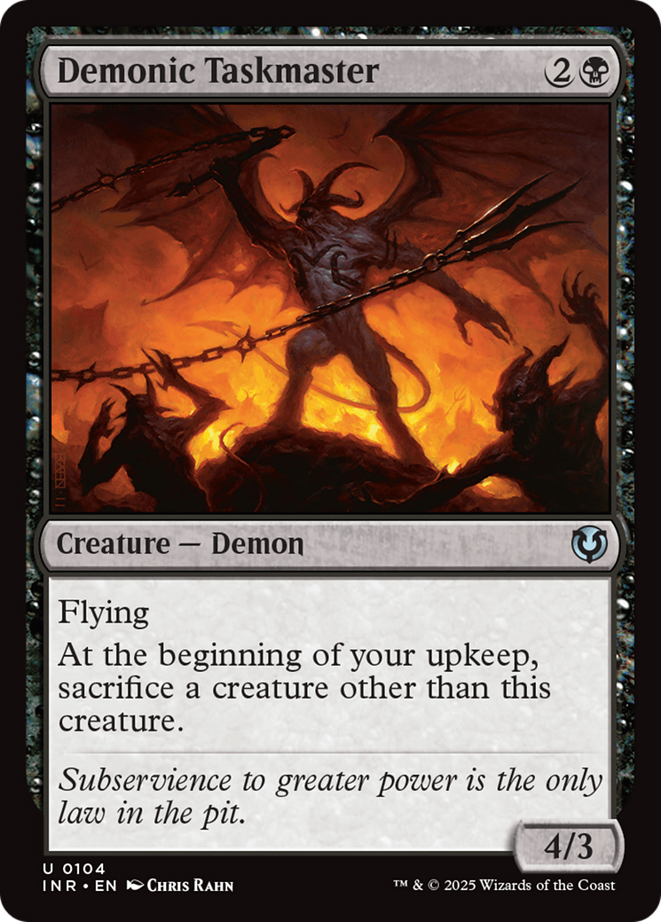 Demonic Taskmaster [Innistrad Remastered] | Gear Gaming Bentonville