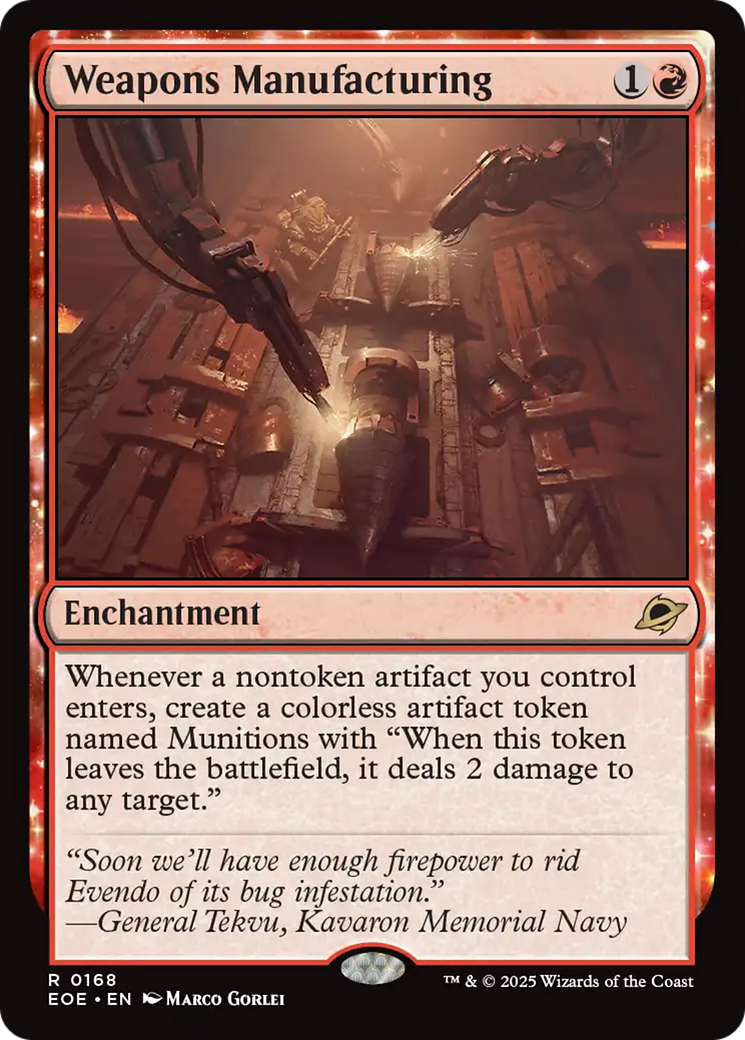 Weapons Manufacturing [Edge of Eternities] | Gear Gaming Bentonville