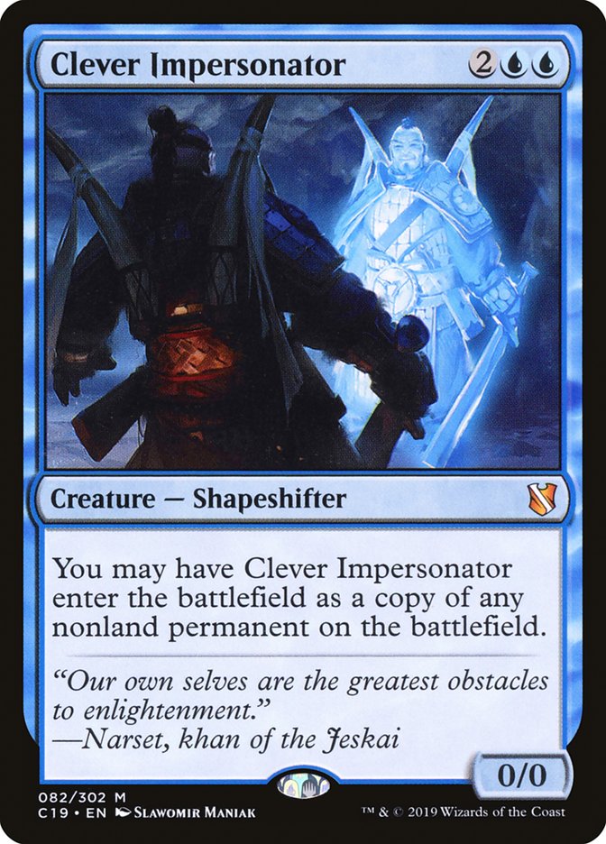 Clever Impersonator [Commander 2019] | Gear Gaming Bentonville