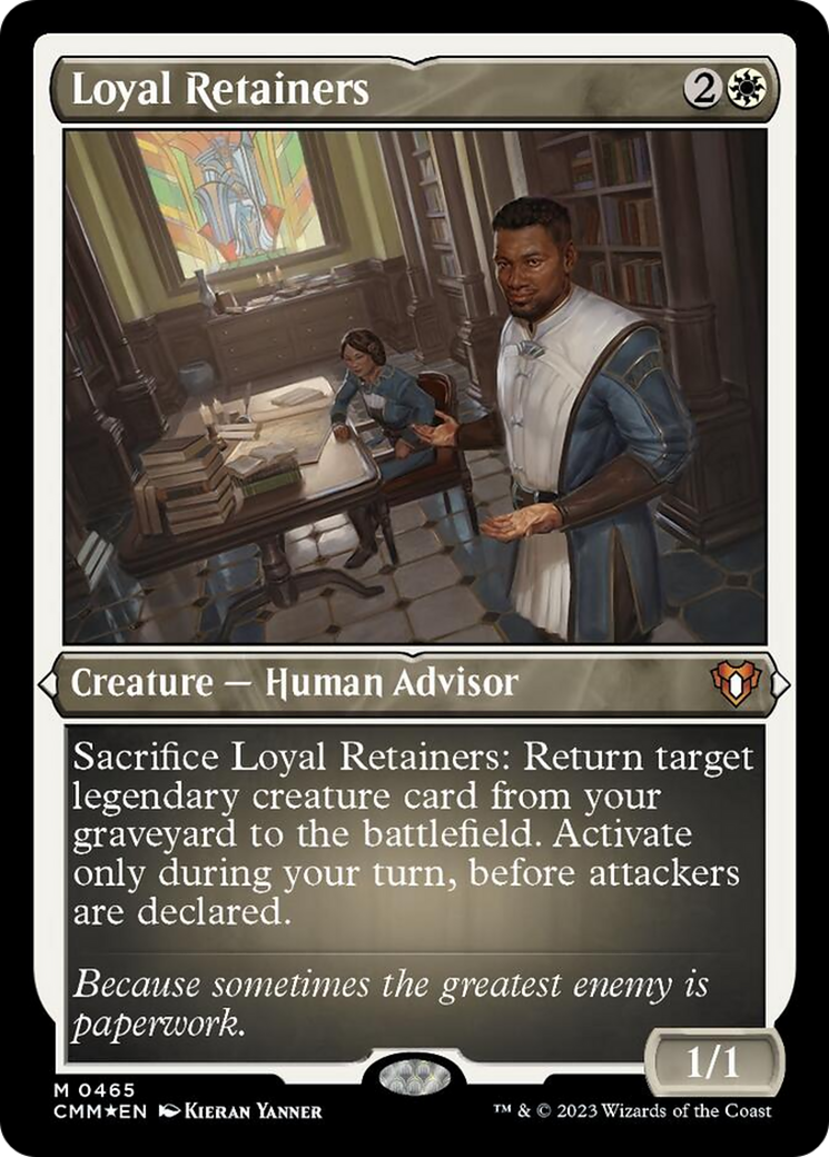 Loyal Retainers (Foil Etched) [Commander Masters] | Gear Gaming Bentonville