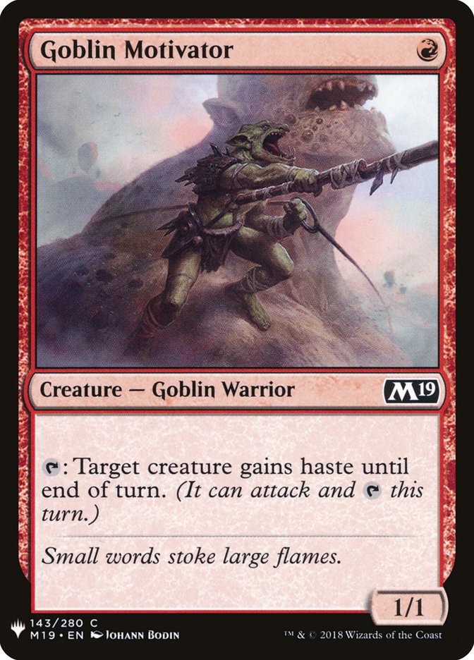 Goblin Motivator [Mystery Booster] | Gear Gaming Bentonville