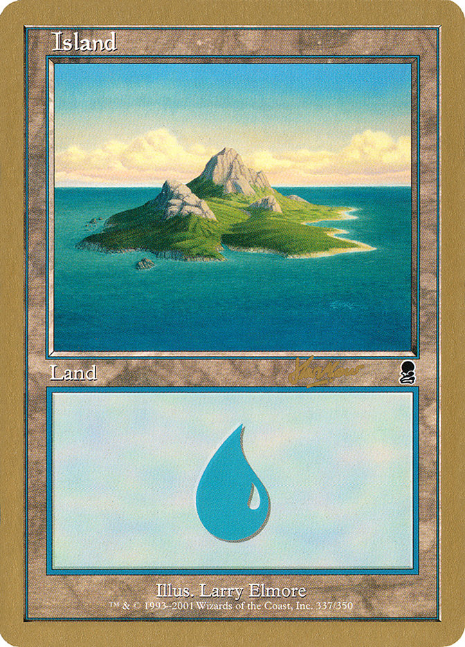 Island (shh337) (Sim Han How) [World Championship Decks 2002] | Gear Gaming Bentonville