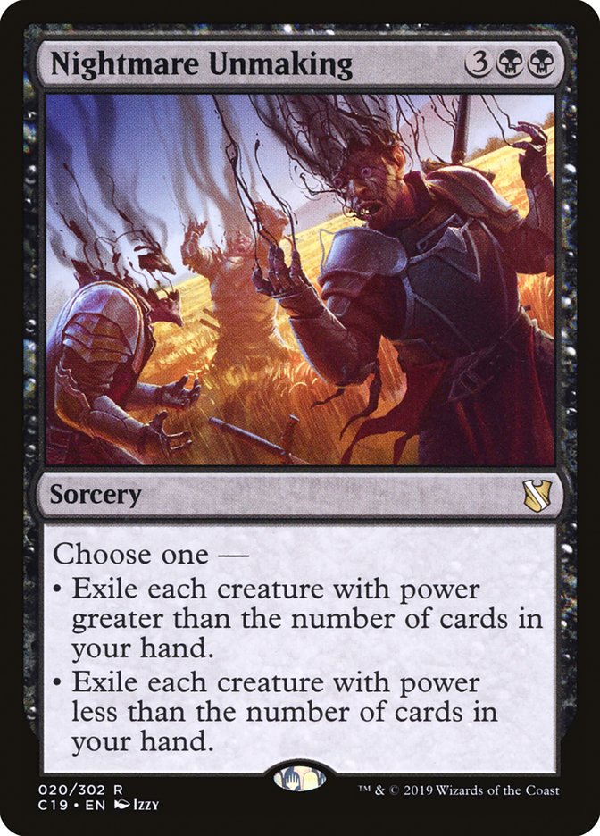 Nightmare Unmaking [Commander 2019] | Gear Gaming Bentonville