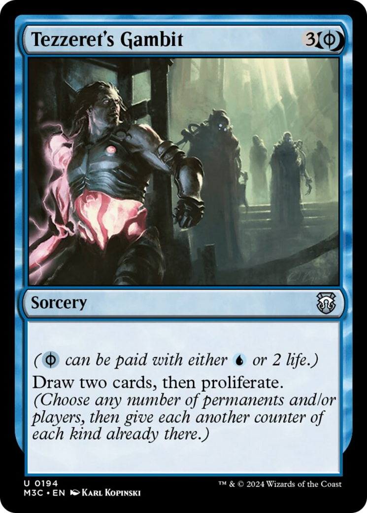 Tezzeret's Gambit [Modern Horizons 3 Commander] | Gear Gaming Bentonville