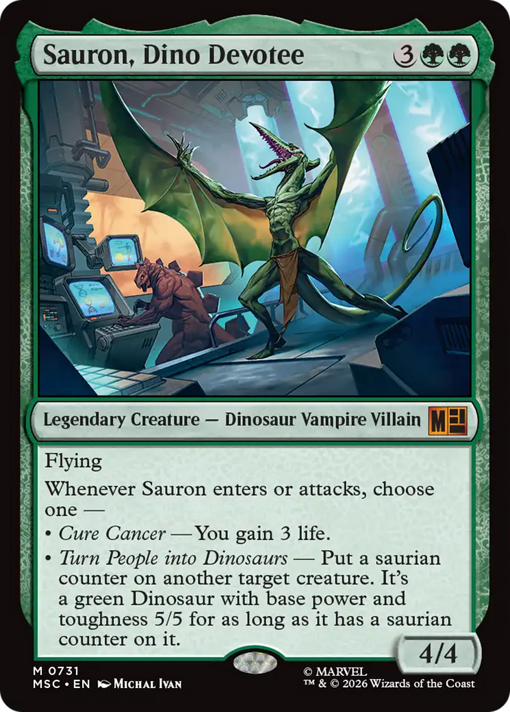 Sauron, Dino Devoteee [Marvel Super Heroes Commander] | Gear Gaming Bentonville